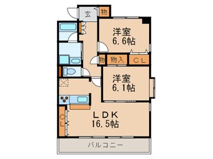 リアン東山の物件間取画像